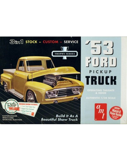 AMT 1/25 SCALE MODEL KIT - 0882 - 1953 Ford Pickup Truck
