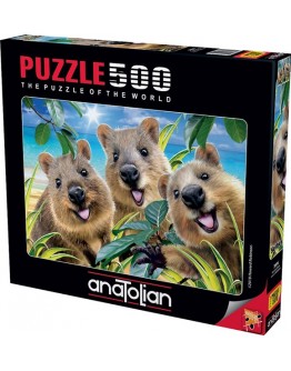 ANATOLIAN JIGSAW 500 PIECE - 3604 - Quokka Selfie