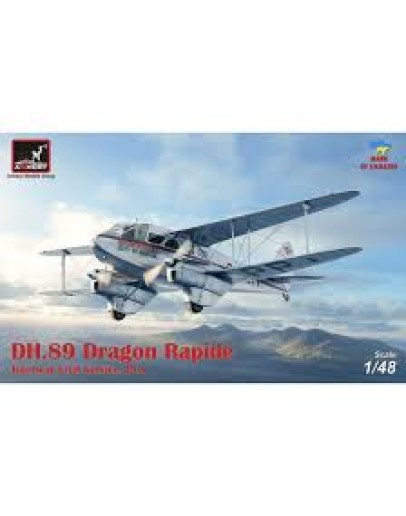 ARMORY 1/48 SCALE MODEL AIRCRAFT KIT - 48005 DRAGON RAPIDE AR48005