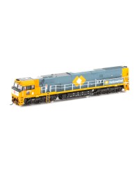 AUSCISION AUSTRALIAN HO SCALE DIESEL - NR-36 AUSTRALIAN NR CLASS LOCOMOTIVE - #NR40 NATIONAL RAIL ORANGE & GREY WITH GHAN LOGO