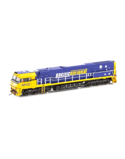 AUSCISION AUSTRALIAN HO SCALE DIESEL - NR-44 AUSTRALIAN NR CLASS LOCOMOTIVE - #NR122 PACIFIC NATIONAL 5 STARS UNIQUE