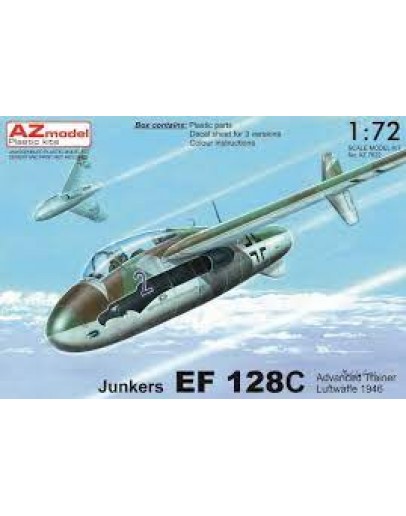 AZ MODELS 1/72 SCALE MODEL KIT - 7622 - JUNKERS EF 128C TRAINER AZ7622