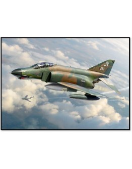 ACADEMY 1/32 SCALE PLASTIC MODEL AIRCRAFT KIT - 12133 - USAF F-4E "Vietnam War"