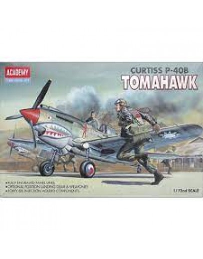 ACADEMY 1/48 SCALE PLASTIC MODEL AIRCRAFT KIT 12235 - P40B RAAF CLIVE CALDWELL  ACD12235