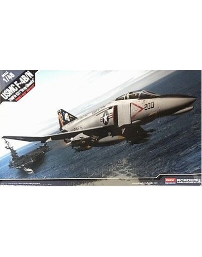 ACADEMY 1/48 SCALE PLASTIC MODEL AIRCRAFT KIT 12315 - USMC F4 PHANTOM  ACD12315