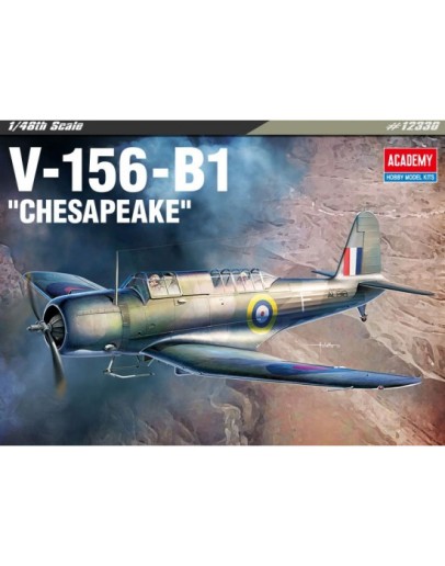 ACADEMY 1/48 SCALE PLASTIC MODEL AIRCRAFT KIT -12330 VOUGHT V-156-B1 CHESAPEAKE - ACD12330