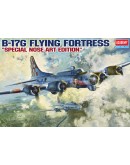 ACADEMY 1/72 SCALE PLASTIC MODEL AIRCRAFT KIT - 12414 - BOEING B-17G FLYING FORTRESS 'SPECIAL NOSE ART EDITION'- ACD12414