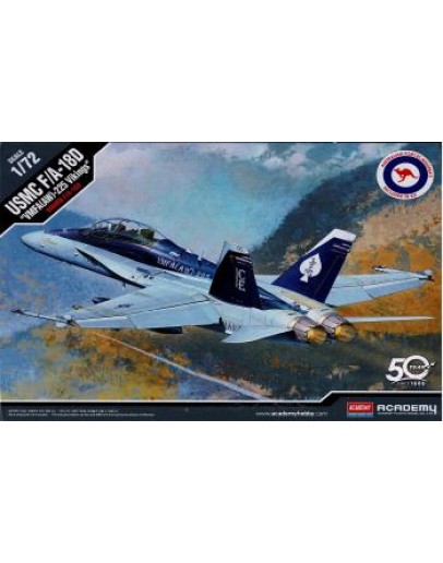 ACADEMY 1/72 SCALE PLASTIC MODEL AIRCRAFT KIT - 12422 - FA18 HORNET RAAF ACD12422