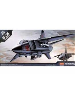 ACADEMY 1/72 SCALE PLASTIC MODEL AIRCRAFT KIT 12445 M-23S FLOGGER B ACD12445