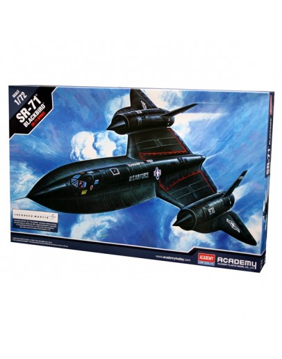 ACADEMY 1/72 SCALE PLASTIC MODEL AIRCRAFT KIT - 12448 - SR-71 Blackbird ACD12448