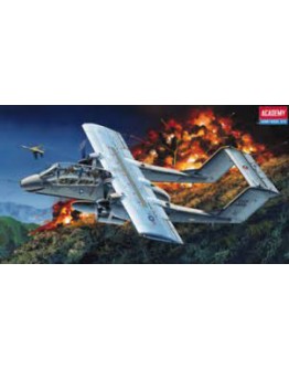 ACADEMY 1/72 SCALE PLASTIC MODEL AIRCRAFT KIT - 12463 - OV-10A VIETNAM WAR ACD12463