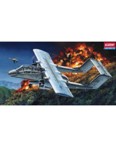 ACADEMY 1/72 SCALE PLASTIC MODEL AIRCRAFT KIT - 12463 - OV-10A VIETNAM WAR ACD12463