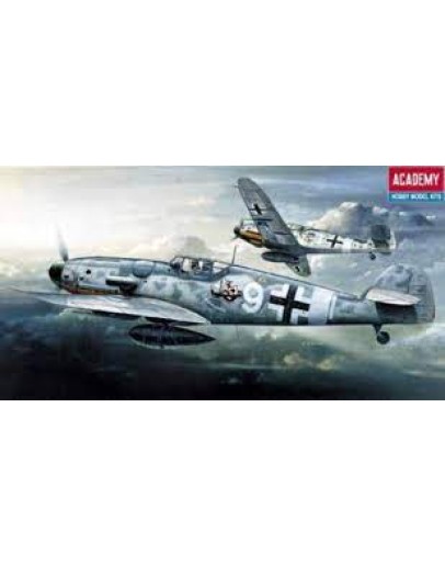 ACADEMY 1/72 SCALE PLASTIC MODEL AIRCRAFT KIT - 12467 ME-109 G-6 ACD12467