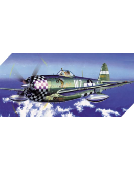 ACADEMY 1/72 SCALE PLASTIC MODEL AIRCRAFT KIT - 12474 - P-47D "EILEEN"