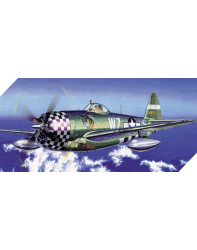 ACADEMY 1/72 SCALE PLASTIC MODEL AIRCRAFT KIT - 12474 - P-47D "EILEEN"