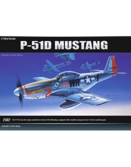 ACADEMY 1/72 SCALE PLASTIC MODEL AIRCRAFT KIT - 12485 - P-51D MUSTANG - ACD12485