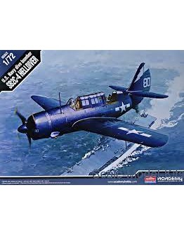 ACADEMY 1/72 SCALE PLASTIC MODEL AIRCRAFT KIT - 12545 - HELLDIVER SB2C ACD12545
