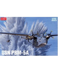 ACADEMY 1/72 SCALE PLASTIC MODEL AIRCRAFT KIT - 12586 - USN PBM-5A MARINER (RAAF MARKINGS INCLUDED)