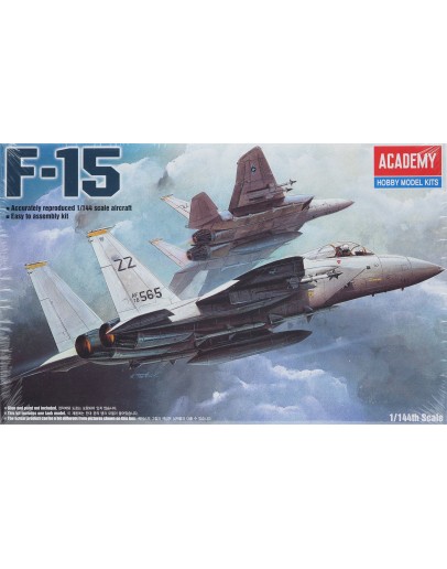 ACADEMY 1/144 SCALE PLASTIC MODEL AIRCRAFT KIT 12609 - F-15C EAGLE ACD12609