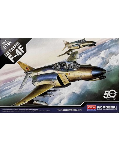 ACADEMY 1/144 SCALE PLASTIC MODEL AIRCRAFT KIT 12611 - LUFTWAFFE F-4F ACD12611