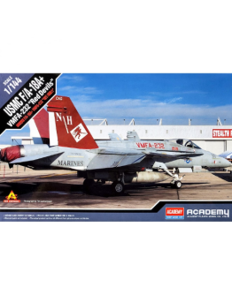 ACADEMY 1/144 SCALE PLASTIC MODEL AIRCRAFT KIT - 12627 - USMC F/A-18A + VMFA-232 "RED DEVILS" (AUSTRAIAN DECALS INCLUDED)