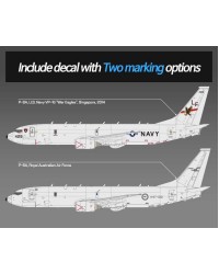 ACADEMY 1/144 SCALE PLASTIC MODEL AIRCRAFT KIT - 12635 - USN P-8A POSEIDON (RAAF)