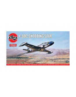 AIRFIX VINTAGE CLASSICS 1/72 SCALE MODEL AIRCRAFT KIT - A02043V - F-80C Shooting Star