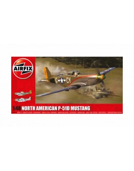 AIRFIX 1/48 SCALE MODEL AIRCRAFT KIT - A05131A - North American P-51D Mustang