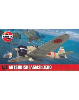 AIRFIX 1/72 SCALE MODEL AIRCRAFT KIT - A01005B - Mitsubishi A6M2B Zero 