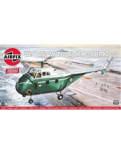 AIRFIX 1/72 SCALE MODEL AIRCRAFT KIT - 02056V WESTLAND WHIRLAND HAS.22 AI02056V