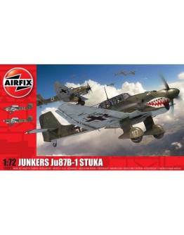 AIRFIX 1/72 SCALE MODEL AIRCRAFT KIT - A03087A - Junkers Ju87B-1 Stuka