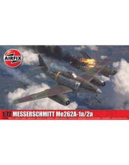 AIRFIX 1/72 SCALE MODEL AIRCRAFT KIT - A03090A - Messerschmitt ME262A - 1A/2A