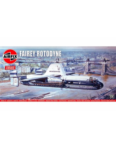 AIRFIX VINTAGE CLASSICS 1/72 SCALE MODEL AIRCRAFT KIT - A04002V - Fairey Rotodyne