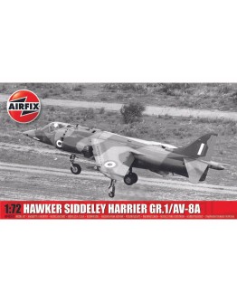 AIRFIX 1/72 SCALE MODEL AIRCRAFT KIT - A04057A - Hawker Siddeley Harrier GR.1/AV-8A 