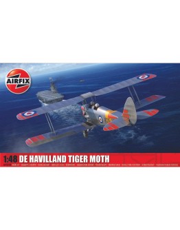 AIRFIX 1/48 SCALE MODEL AIRCRAFT KIT - A04104A - De Haviland Tiger Moth 