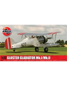 AIRFIX 1/72 SCALE MODEL AIRCRAFT KIT - A02052B - Gloster Gladiator Mk.I/Mk.II