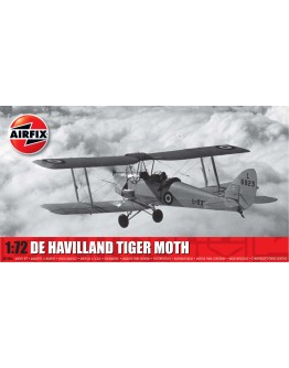 AIRFIX 1/72 SCALE MODEL AIRCRAFT KIT - A02106A - De Havilland Tiger Moth