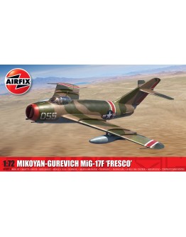 AIRFIX 1/72 SCALE MODEL AIRCRAFT KIT - A03091A - Mikoyan-Gurevich MIG-17F 'Fresco'
