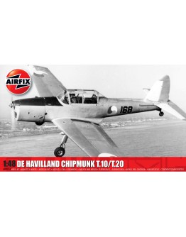 AIRFIX 1/48 SCALE MODEL AIRCRAFT KIT - A04105A - De Havilland Chipmunk T.10/T.20