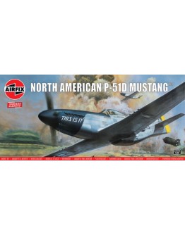 AIRFIX VINTAGE CLASSICS 1/24 SCALE MODEL AIRCRAFT KIT - A14001V - North American P-51D Mustang