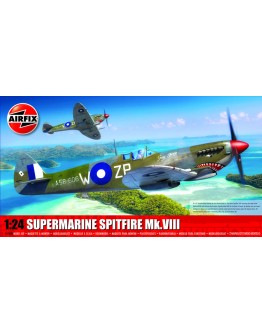 AIRFIX 1/24 SCALE AIRCRAFT MODEL KIT - A17002 - Supermarine Spitfire Mk.VIII (RAAF Markings Included)