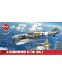 AIRFIX 1/24 SCALE AIRCRAFT MODEL KIT - A17003 - Messerschmitt Bf 109G-5/G-6