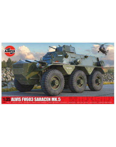 AIRFIX 1/35 SCALE MILITARY MODEL KIT - 1385 - Alvis FV603 Saracen MK.5