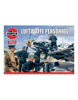 AIRFIX VINTAGE CLASSICS 1/76 SCALE MODEL MILITARY FIGURES KIT - A00755V - Luftwaffe Personnel