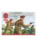 AIRFIX VINTAGE CLASSICS 1/76 SCALE MODEL MILITARY FIGURES KIT - A00763V - WWII British Infantry 