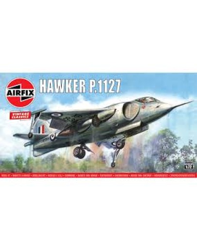 AIRFIX 1/72 SCALE MODEL  01033V HAWKER P1127(HARRIER PROTOTYPE) AI01033V