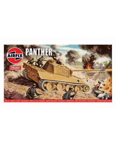 AIRFIX VINTAGE CLASSICS 1/76 SCALE MODEL MILITARY KIT - A01303V - Panther