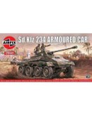 AIRFIX VINTAGE CLASSICS 1/76 SCALE MODEL MILITARY KIT - A01311V A SdKfz.234 Armoured Car