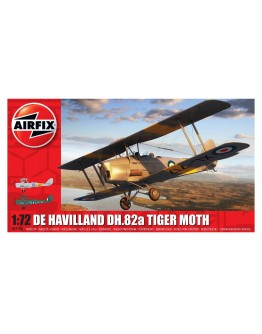 AIRFIX 1/72 SCALE MODEL AIRCRAFT KIT - A02106 - de Havilland Tiger Moth RAAF/RAF 