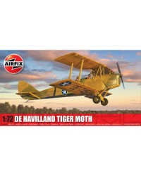 AIRFIX 1/72 SCALE MODEL AIRCRAFT KIT - 02106A TIGER MOTH DH82 AI02106A